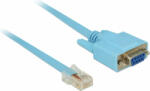 Delock Cablu Serial Delock RS-232 DB9 la Serial RS-232 RJ45 1m Albastru (63341)