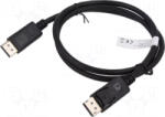 ASSMANN ASM AK-340106-010-S Cable DisplayPort 8K 30Hz UHD Typ DP/DP M/M with interlock black 1m (AK-340106-010-S)