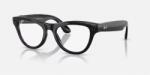 Meta Ray-Ban Meta Skyler Shiny Black Clear to Amethyst Transitions (RW4010 601/CH 52)