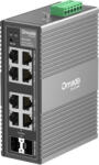 TP Link Omada 8-Port Gigabit Industrial Easy Managed Switch 8× Gigabit Ports (6× RJ45, 2× RJ45/SFP Combo) Professional Industrial-Grade Design: -40~ (IES208G)
