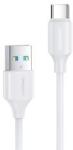 JOYROOM adatkábel (USB - Type-C, 3A, PD gyorstöltő, 25cm) FEHÉR (131010)