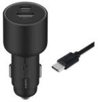 Xiaomi Mi autós töltő USB+Type-C aljzat (67W, gyorstöltő + Type-C kábel) FEKETE (138244)