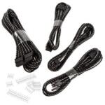 Phanteks Extension Cable Set 500mm X-Muster - fekete/ezüst (PH-CB-CMBO_XSV)