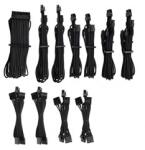 Corsair Premium Individually Sleeved PSU Cables Pro Kit Type 4 Gen 4 - Black (CP-8920222) - bluechip