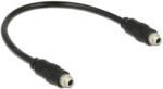 Delock piuliță cablu jack stereo de 3, 5 mm cu șurub filetat piuliță cablu jack stereo de 3, 5 mm cu șurub filetat 25 cm