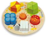 ANDREU Toys Puzzle din lemn Andreu toys - Cifre, forme si culori (16468) Puzzle