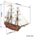 Occre Сантисима Тринидад 1: 90 комплект
