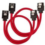 Corsair prémium fonott SATA 30cm piros (CC-8900250)