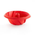 Lékué Forma pentru copt chec Lekue 1009480, Ø22x8 cm, 1 L, Silicon platinat, -60°C / +220°C, Rosu (1009480)