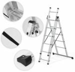 ModernHOME Scară multifuncțională din aluminiu 3x7 (150kg) (WK4316A-7)