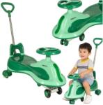  Zöld LED-es gravitációs járgány tolókarral, 3+ év, 100 kg teherbírás (KX3155)