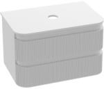 Lavita Vermont 80 cm fürdőszobaszekrény pulttal, fényes fehér 5900378358411 (5900378358411)