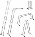 ModernHOME 4x3 multifunkcionális alumínium Létra (150kg) (WK4210-3D)