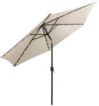 Leziter Solari kerti napernyő led lámpával bézs 300 cm (YBC2303-30-LED-BE) - homelux