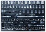 SP Tools Tálcás SP Tools "M" Dugókulcs készlet 1/4-3/8-1/2" 86 db-os metr. +COLOS (SP50023US)