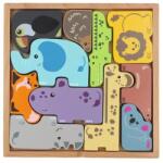 Trefl Trefl: Set de construit zoo din lemn (61639)