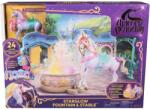 Unicorn Academy Set de joaca cu lumini si sunete, Unicorn Academy, Starglow Fountain & Stable Figurina