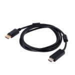 Hama DisplayPort (apa) - HDMI (apa) 1, 8m összekötő audio-video kábel (AK-AV-05)