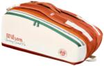 Wilson Roland Garros 2026 Super Tour 9Pk Racket Bag Cream/Clay Táska teniszütőhöz