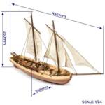 OCCRE HMS Bounty 1: 24 készlet (KR-oc52003)