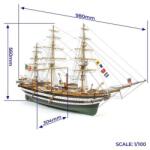 OCCRE Amerigo Vespucci 1: 100 (KR-oc15006B)