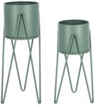 Bizzotto set de ghivece de flori cu suport Madelyn 23, 5 × 53/57 / 21, 5 × 42/46 cm 2-pack 99KK-DOU04T_76X (723943)