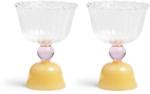 &k amsterdam set de pahare de vin Glass Tulip Caramel 200 ml 2-pack 99KK-KBU5Z1_MLC (351.05) Pahar