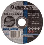  Fém vágókorong 125×1, 6 mm - gyors, tiszta vágás - M08116 (M08116)