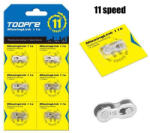 Toopre lánc patentszem, 11s, 1 pár, ezüst színű