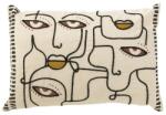 J-Line pernă decorativă din bumbac Faces 68 x 40 cm 99KK-PDU0C6_MLC (33912)