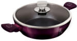 Berlinger Haus Purple Eclipse Collection lábas titán bevonattal, fedővel, 24 cm (BH-6631)