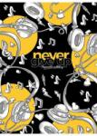 Shkolyaryk Publishing House Füzet, tűzött, A5, vonalas, 80 lap, SHKOLYARYK "Never give up", vegyes (SB805221L) - webpapir