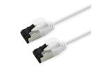 Roline Cablu de retea RJ45 Slim U/FTP Cat. 8.1 (Class I) LSOH 0.5m Alb, Roline 21.15. 3272 (21.15.3272-100)