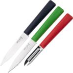 Opinel SET OPINEL 3 bucăți (cuțit albastru, cuțit verde, curățător portocaliu) 002359