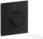 Hansgrohe AXOR SHOWERSELECT ID Square 1 funkciós falsík alatti termosztát, matt fekete 36757670 (36757670)