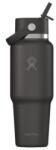 Hydro Flask 32 OZ WIDE FLEX STRAW TRAVEL BOTTLE Termos 001 Black