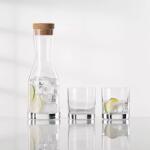 Bohemia Cristal Libera set carafă și pahare pentru apă 4 buc Pahar