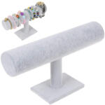 VERK GROUP Szürke színű műbőr ékszertartó állvány órákhoz és karkötőkhöz (01561)