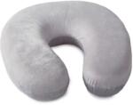 VERK GROUP Utazó nyakpárna memóriahabbal, szürke színben (14273_SZ)