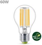 Philips A60 E27 LED körte fényforrás, 4W=60W, 2700K, 840 lm, 220-240V (929003066701)
