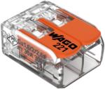 WAGO vezeték összekötő sodrott 2-es, átlátszó 6mm2 221-612 (NVT002244)