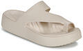 Crocs Lábujjközös papucsok Getaway Platform Toe Loop Bézs 38 / 39