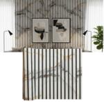 HOZRO Tapet autocolant HOZRO, cu efect de fante, dimensiune 58×300 cm - material decorativ flexibil pentru amenajări contemporane și transformări fără efort, 602-8