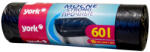 York Szemeteszsák 60 liter 60 x 70 cm 25 mikron 10 db/tekercs York_090520 fekete (090520) - officefirst