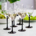 Altom Design Royal Leerdam Onyx fehérboros pohár készlet - 6 darabos 250 ml (IMO-ALT-0103006263-795495)