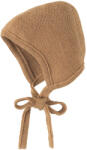 Disana kötött merinói gyapjú babasapka - karamell 42-46 (1) (DS-36101421401)