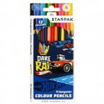 Starpak Hot Wheels színes ceruza készlet 12 db-os (490887) - iskolataskawebshop