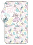 Jerry Fabric Disney Lilo és Stitch, A csillagkutya Leaves gumis lepedõ 90x200 cm JFK039380 (JFK039380)