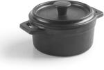 Lacor Menaje Mini oala Lacor 63392 cu capac Melamina BPA-free 210 ml Negru (schwarz)