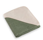 Petite&Mars Prosop cu gluga, PetiteMars, Loulou, 100 x 100 cm, 70% bambus, 30% bumbac, Verde Botanic (418369) Prosop